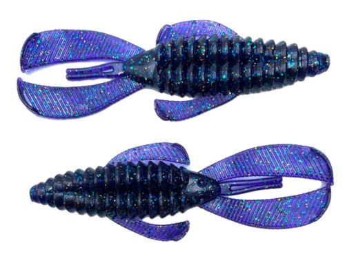 "Señuelo de pesca Rage Bug estilo castor de plástico cebo criatura golpeador lubina 20 quilates 4" - Imagen 10 de 32