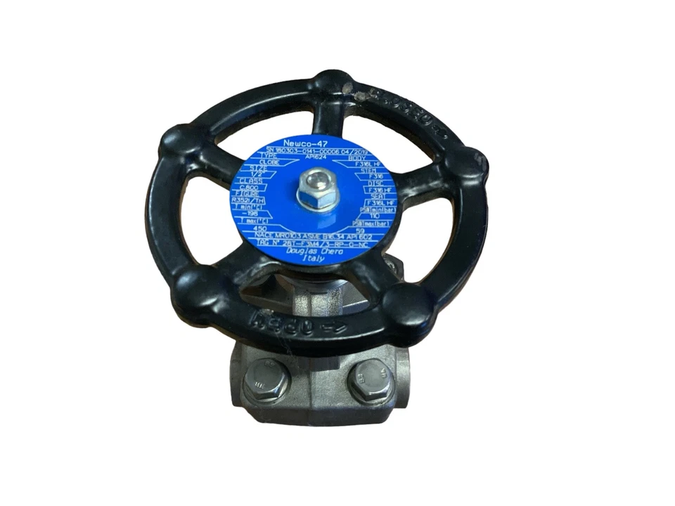 NEWCO 47 Class 800 - 1/2" GATE VALVE - SOCKET WELD - Image 2 of 4