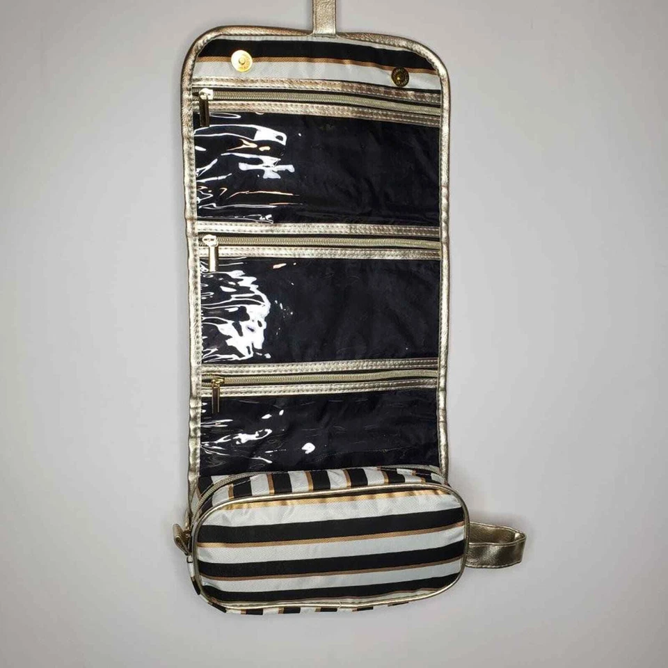 Liz Claiborne 透明口袋可折叠悬挂化妆包 — 第 3/4 张图片