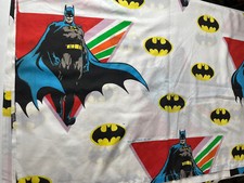 Vintage Batman 1989 DC Comics Flat Twin Bed Sheet