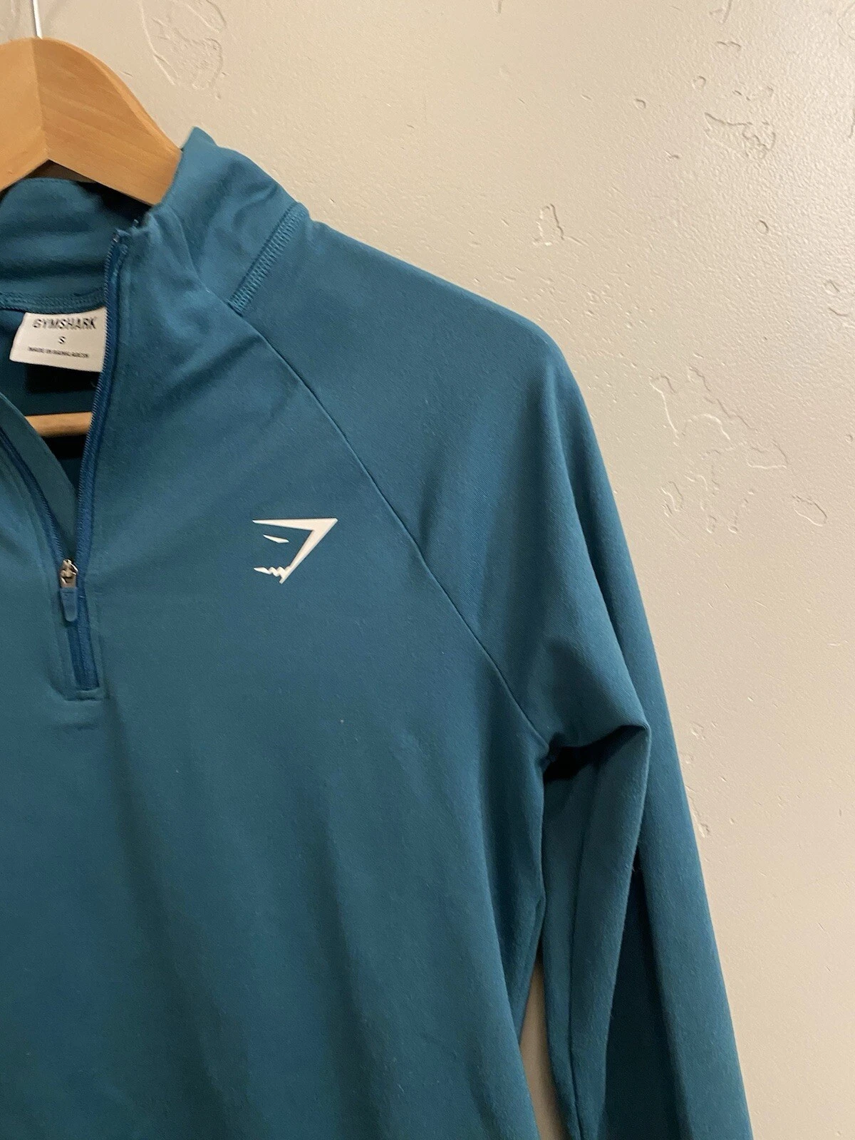 gymshark 1/4 zip athletic sweatshirt