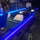 16.4ft Waterproof LED Marine Boat Yacht Deck Pontoon Light Blue+Remote Control