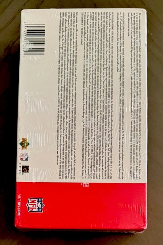 2005 SP AUTHENTIC Football Sealed Hobby Box 24 Packs Aaron Rodgers RC - Image 2 of 2