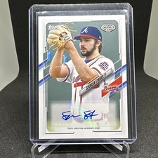 2021 Topps Pro Debut Spencer Strider RC Auto # PD-104 SHARP Edges