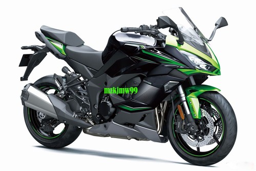 Glossy Black Green Gray Fairing Kit For Kawasaki Z1000SX 20-25 /Ninja1000 20-25 - Picture 2 of 3