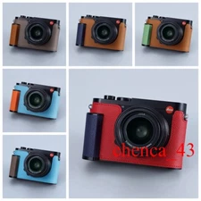 Handmade Camera Case for Leica Q3 Leather Metal Insert  Retro Cover Milicase New