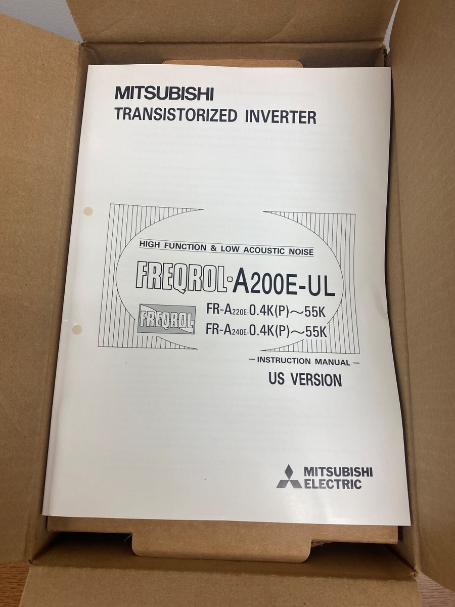 Mitsubishi FR-A SERIES FR-A220E-3.7K-UL AC200-220V 50Hz | eBay