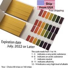 pH Indicator Test Strips 1-14 Paper Litmus Tester Urine  Saliva laboratory