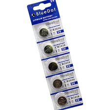 5pc Honda Key Fob Remote Battery CR1616 Accord CR-V Fit Passport Ridgeline Civic