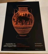 A Passion For Antiquities~ J Paul Getty Museum 1994-1995 Lithograph Poster