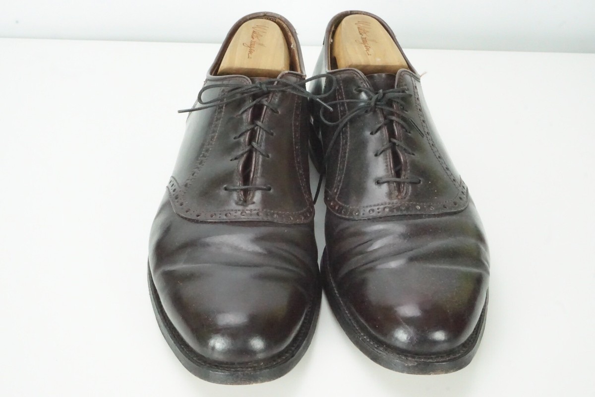 Alden Traditional Saddle Shoes 994 Shell Cordovan Alden Traditional Saddle Color 8 Genuine Shell Cordovan #994  main image 2