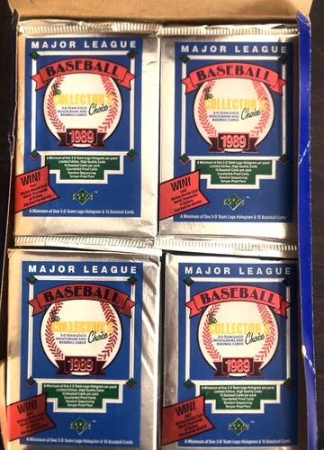 1989 Upper Deck Low Series Pack Unopened From a BBCE FASC Box Ken Griffey Jr RC