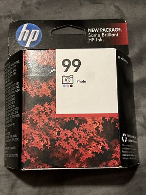 HP 99 Photo Ink Cartridge Brand New Genuine Factory Sealed Exp Box Date Dec 2011