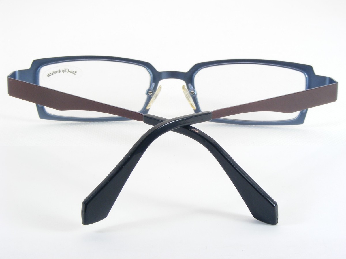 OGI 4018 1166 Mahogany /Blue EYEGLASSES GLASSES METAL FRAME 48-19