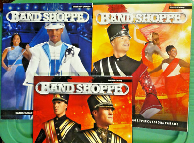 3x  BAND SHOPPE  2023-2025 Catalogs Ladies Women Men Girls Ladies Unisex Model