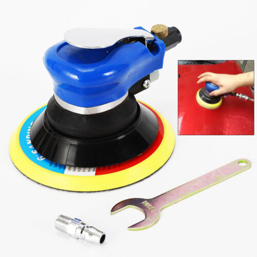 6'' Air Body Random Orbital Palm Sander Pneumatic Polisher DA Buffing Sanding - Picture 4 of 9