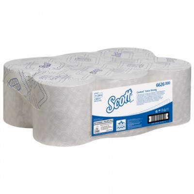 Kimberly Clark Rollenhandtücher Airflex 1-lag. 6 Rollen 300m