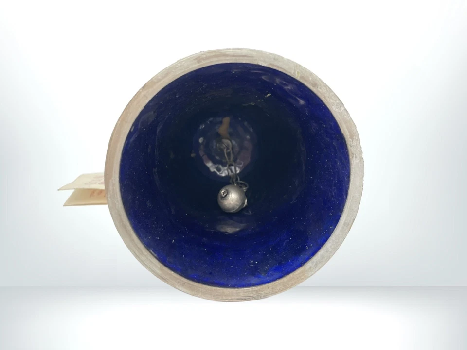 Antigo NYCO esmalte cloisonne sino pombas paz enfeite de Natal com etiqueta 4" - Imagem 4 de 4