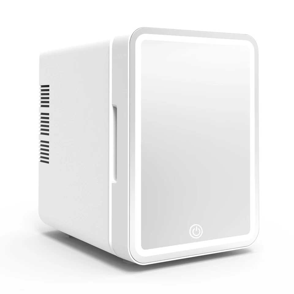 化妆品迷你冰箱带LED灯和镜面(冷热) — 第 3/4 张图片