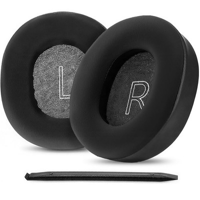 Cooling Gel Ice Silk Fabric Earpads Cushions For OneOdio A70/A71 Black 1 Pair