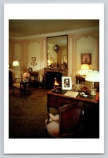 Vintage Edsel & Eleanor Ford House Mrs. Ford's Sitting Room Postcard