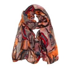 Scarf for Women Fashion Scarf Floral Print Scarves for Women Lightweight Spri...