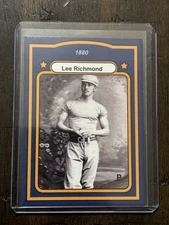⚾️Lee Richmond Custom Card, MLB Perfect Game Baseball!!! ⚾️