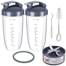 32oz Blender Cups with nutribullet Blender Cups NutriBullet 600w/900w Blender...
