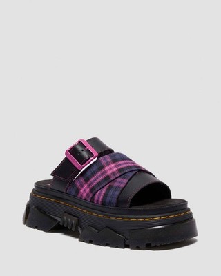 Dr. Martens MATTISON スライド サンダル ピンク Dr. Martens MATTISON SLIDE SLIP ON SANDALS Black / Pink | eBay