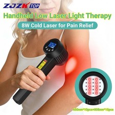 Red Light Therapy Laser 8W 650nm 808nm LLLT Device for Pain Relief Home Use