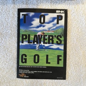 Top Player's Golf (Neo Geo, 1994) Complete In Box Very Good Condition