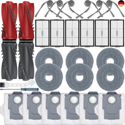 Bluearks 30 Stück Zubehör für Roborock Saros 10R/Qrevo CurvX Saugroboter,4 Ha