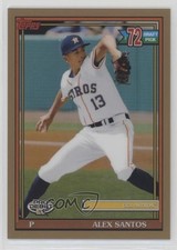 2021 Topps Pro Debut Chrome Gold Refractor 25/50 Alex Santos #PDC-198 nd3