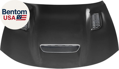 Front Hood Panel, Compatible with 2015-2023 Dodge Charger, 2021 SRT Hellcat Rede