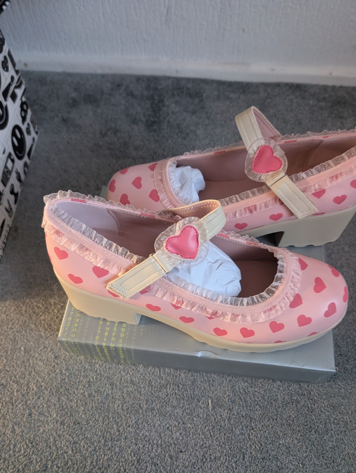 NEW RARE Melanie Martinez Koi Sweetheart Tira Mary Jane Shoes Size UK 10 ltd ed image 8