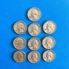 Lot of 10 Silver Washington Quarters 1961-1964