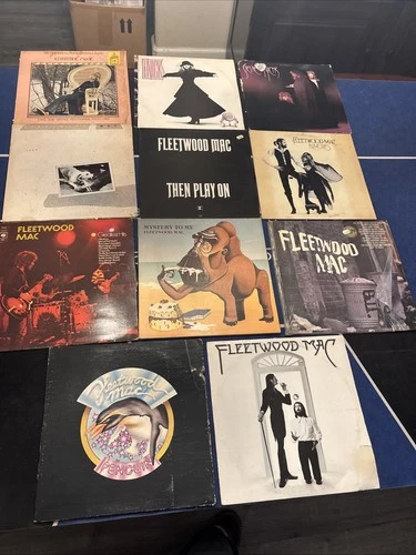 FLEETWOOD MAC 11 Vinyl Lot Lp RUMOURS, Tusk Penguin Stevie Nicks Rock A Little
