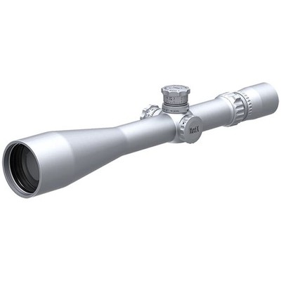 March X Target 8-80x56 Silver Riflescope, CH Reticle, 1/8 MOA (D80V56ST-CH)