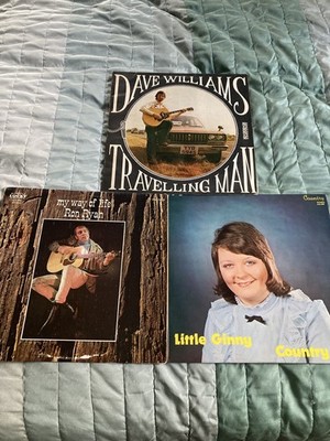 3 British Country Music LPs Little Ginny, Ron Ryan, Dave Williams (ex-Savannah)