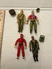 Vintage Gi Joe Cobra Action Figure Lot Hasbro 1980s Duke Jinx Roadblock Bazooka