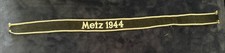 German World War II WWII Metz 1944 Military Cuff Title