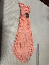NEW House of CB Peach Long Fitted Dress in Womens Size XS