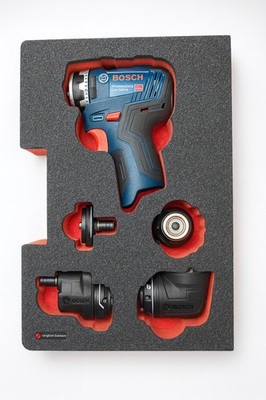 Schaumeinlage für Bosch GSR12V-35 FC Für Halbe L-Boxx 102 und 136