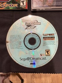 Marvel Vs. Capcom 2 Sega Dreamcast Complete Set with Regulation Card CIB.