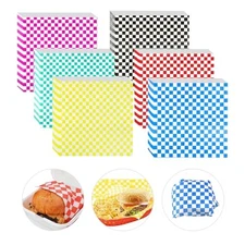 240 Pcs Food Basket Liners 12x12 inch Wax Paper Deli Paper Sheets Grease Proof 