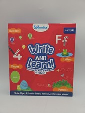 Learning Card Game 3-6 Yrs Write  Learn Letters Numbers Shapes  Patterns NWOT