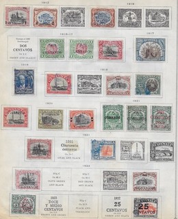 24 Guatemala Stamps from Quality Old Antique Album 1912 1922