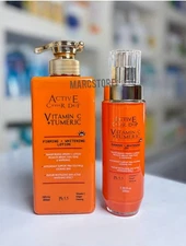 Active caviar drip Vitamin C & Tumeric Lotion 444ml, Oil 100ml
