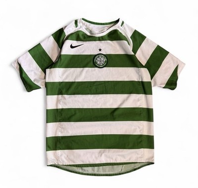 Vintage Nike Celtic FC Jersey Smal Mens Home 2005 2006 Kit Shirt