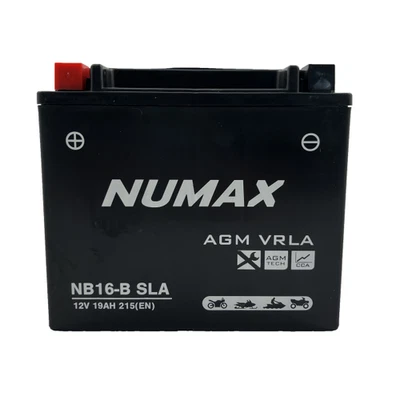 Batterie moto NUMAX NB16-B SLA 12V 19Ah 215A Dimensions: 174x100x156mm et plus à - Photo 1/2